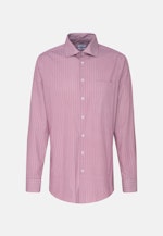 Regular fit Business Hemd Streifen in Rosa/Pink |  Seidensticker Onlineshop