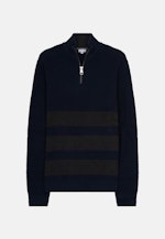 Pullover Streifen in Dunkelblau |  Seidensticker Onlineshop