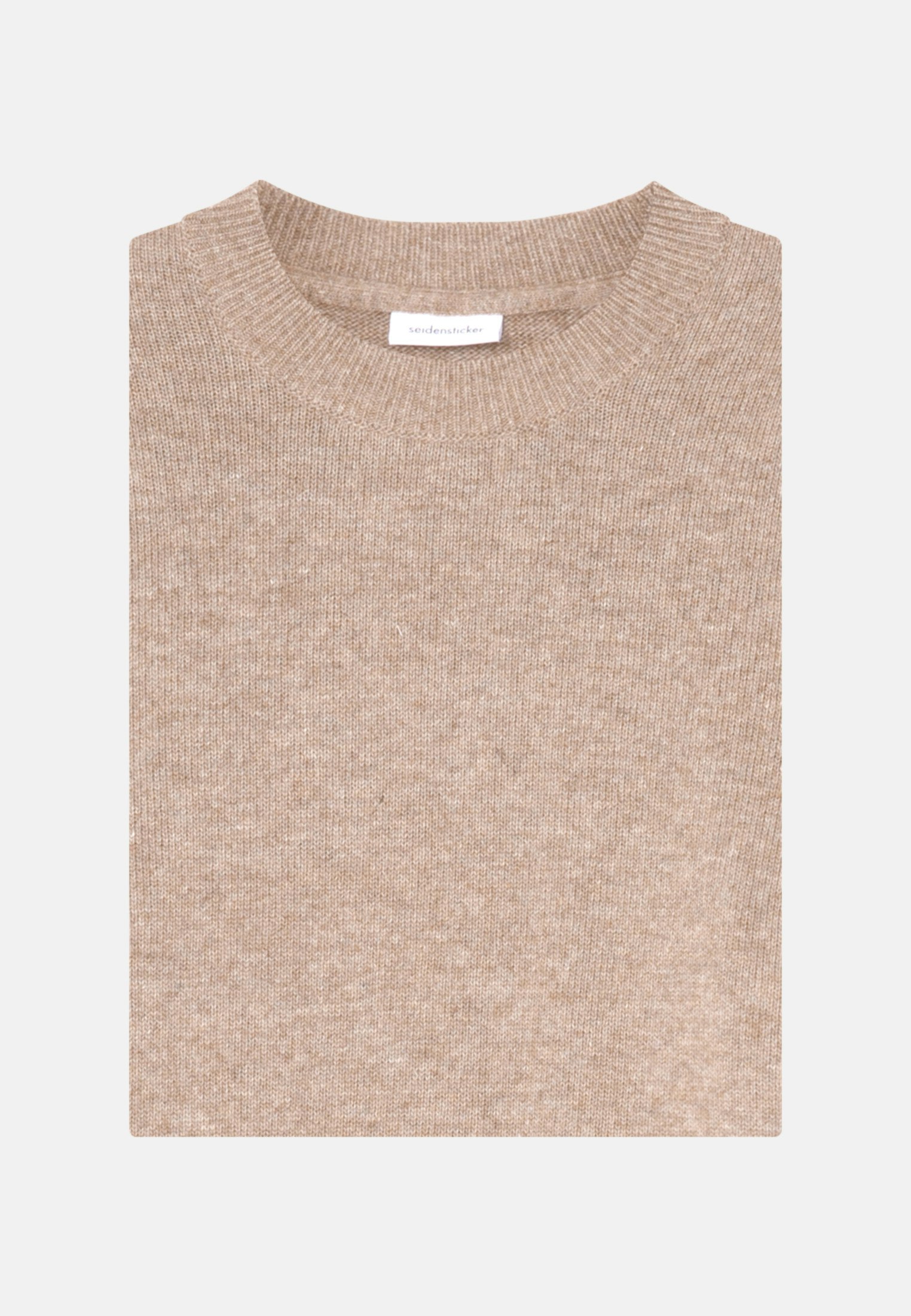 Men Crew Neck Pullover brown | Seidensticker