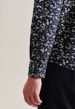 Regular Casual Hemd Druck in Dunkelblau |  Seidensticker Onlineshop