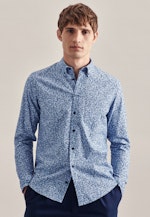 Twill Casual Hemd in Regular mit Button-Down-Kragen in Hellblau |  Seidensticker Onlineshop