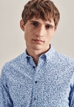 Twill Casual Hemd in Regular mit Button-Down-Kragen in Hellblau |  Seidensticker Onlineshop