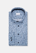 Regular Casual shirt Print in Light Blue |  Seidensticker Onlineshop