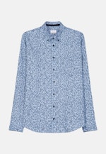 Regular Casual shirt Print in Light Blue |  Seidensticker Onlineshop