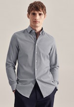 Slim Chemise d'affaires carreaux in Bleu Foncé |  Seidensticker Onlineshop