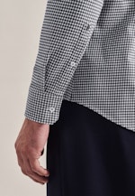 Slim Chemise d'affaires carreaux in Bleu Foncé |  Seidensticker Onlineshop