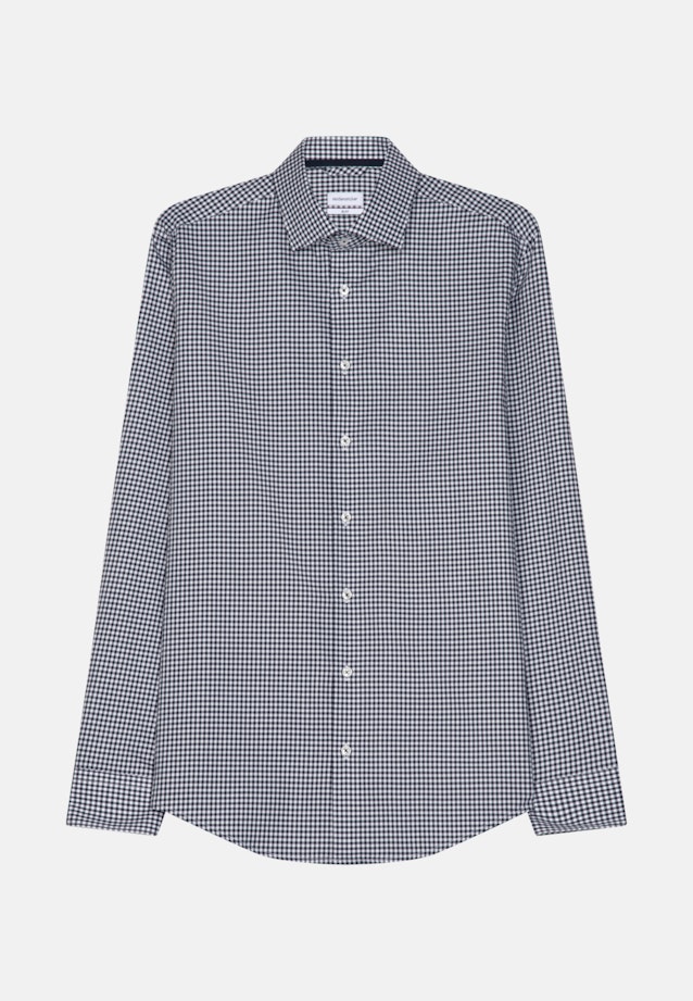 Slim Chemise d'affaires carreaux in Bleu Foncé |  Seidensticker Onlineshop