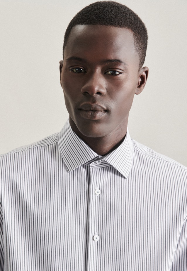 Slim Chemise d'affaires rayures in Gris |  Seidensticker Onlineshop