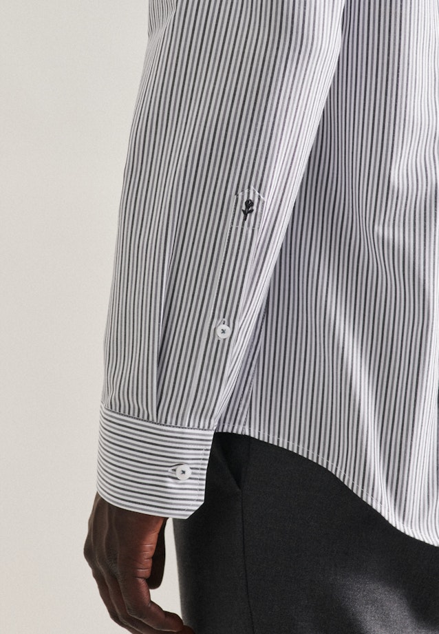 Slim Chemise d'affaires rayures in Gris |  Seidensticker Onlineshop