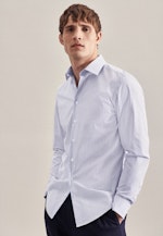 Slim Business Hemd Streifen in Braun |  Seidensticker Onlineshop