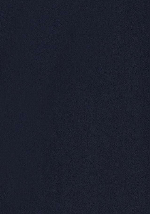 Long sleeve Satin Tie-Neck Blouse in Dark Blue |  Seidensticker Onlineshop