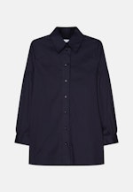 Long sleeve Poplin Shirt Blouse in Dark Blue |  Seidensticker Onlineshop