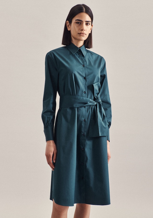 Collar Dress in Green | Seidensticker Onlineshop
