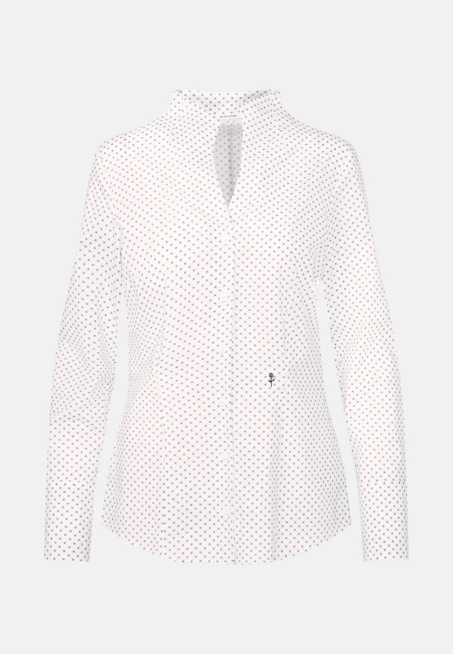 Blouse col Calice Popeline in Blanc |  Seidensticker Onlineshop