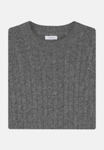 Rundhals Pullover Regular in Grau |  Seidensticker Onlineshop