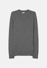 Rundhals Pullover Regular in Grau |  Seidensticker Onlineshop