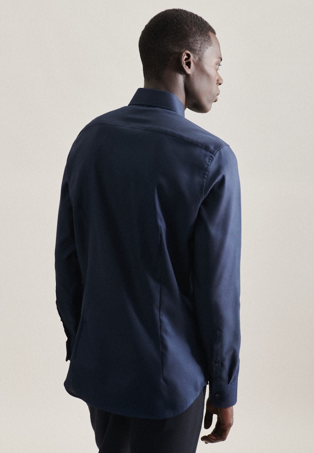 Slim Business shirt Uni in Dark Blue |  Seidensticker Onlineshop