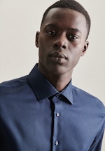 Slim Business shirt Uni in Dark Blue |  Seidensticker Onlineshop