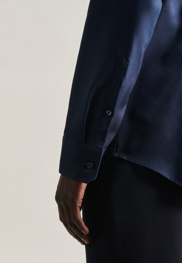 Slim Business shirt Uni in Dark Blue |  Seidensticker Onlineshop