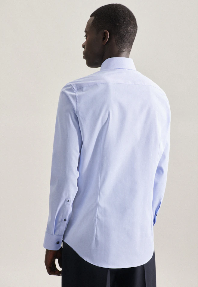 Slim Chemise d'affaires Uni dans Bleu Clair | Boutique en ligne Seidensticker