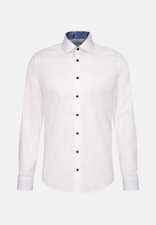 Slim Business Hemd Uni in Weiß |  Seidensticker Onlineshop