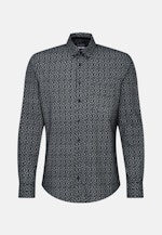 Twill Casual Hemd in Regular mit Button-Down-Kragen in Dunkelblau |  Seidensticker Onlineshop