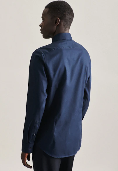 Slim Chemise d'affaires Uni in Bleu Foncé |  Seidensticker Onlineshop