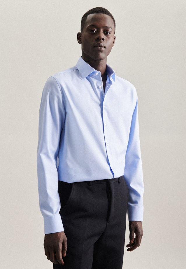 Slim Chemise Business Uni in Bleu Clair |  Seidensticker Onlineshop