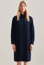 Kleid Uni in Dunkelblau |  Seidensticker Onlineshop