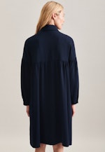 Kleid Uni in Dunkelblau |  Seidensticker Onlineshop