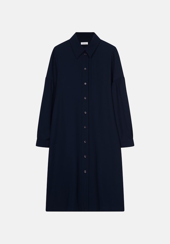 Kleid Uni in Dunkelblau | Seidensticker Onlineshop