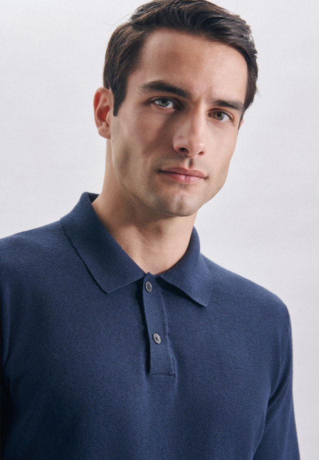 Polo Uni in Dunkelblau |  Seidensticker Onlineshop