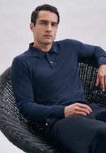 Polo Uni in Dunkelblau |  Seidensticker Onlineshop
