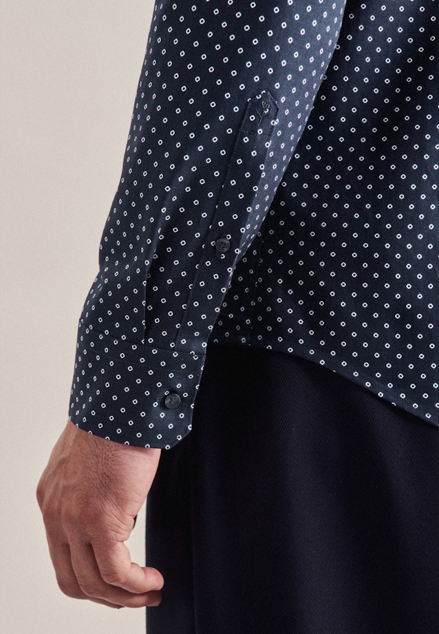 Shaped Chemise d'affaires Imprimé in Bleu Foncé |  Seidensticker Onlineshop