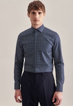 Shaped Chemise d'affaires Imprimé in Bleu Foncé |  Seidensticker Onlineshop