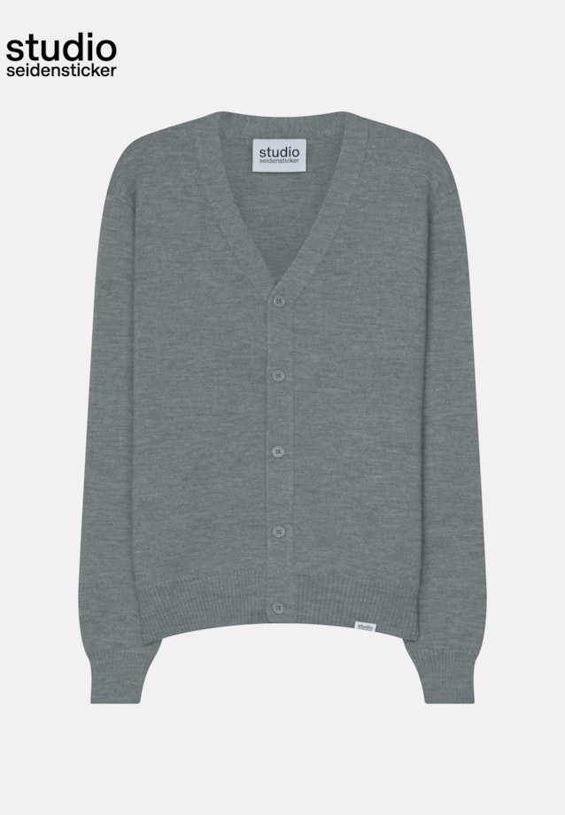 Strick-Jacke Regular in Gris |  Seidensticker Onlineshop