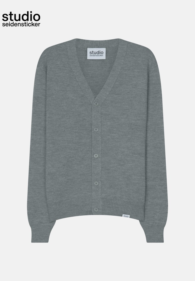 Strick-Jacke Regular dans Gris | Boutique en ligne Seidensticker