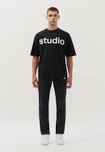 Rundhals T-Shirt Oversized in Schwarz |  Seidensticker Onlineshop