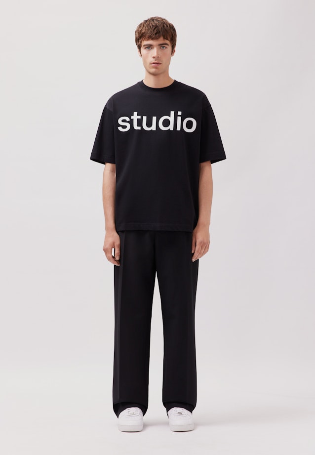 T-Shirt Uni in Schwarz |  Seidensticker Onlineshop