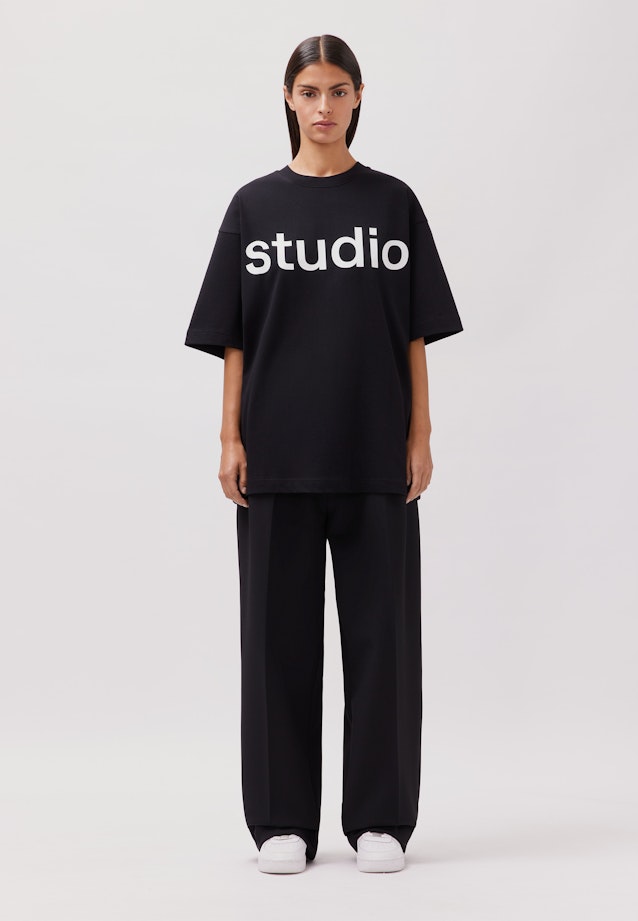 T-Shirt Uni in Schwarz |  Seidensticker Onlineshop