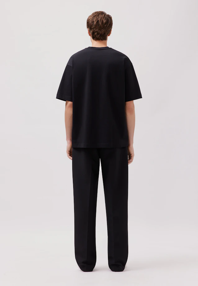 Oversized T-Shirt mit Studio Logo in Schwarz |  Seidensticker Onlineshop