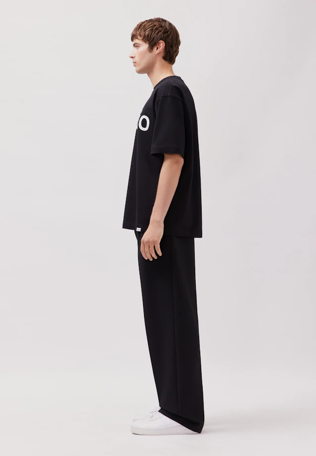 Oversized T-Shirt mit Studio Logo in Schwarz |  Seidensticker Onlineshop