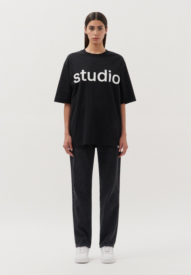 T-Shirt Oversized in Black | Seidensticker online shop