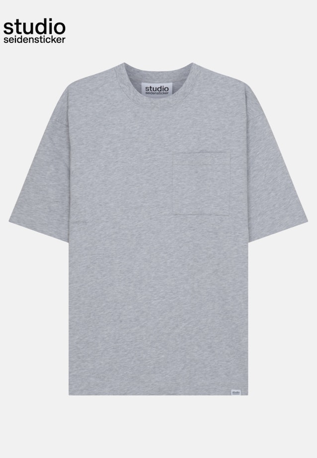 Rundhals T-Shirt Oversized in Grau |  Seidensticker Onlineshop