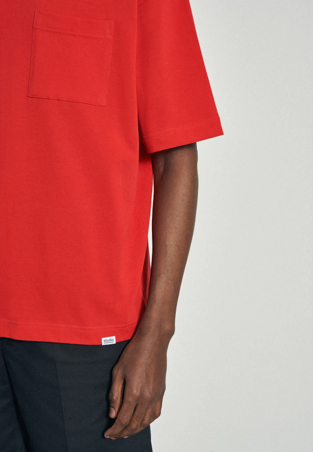 T-Shirt Uni in Rot |  Seidensticker Onlineshop
