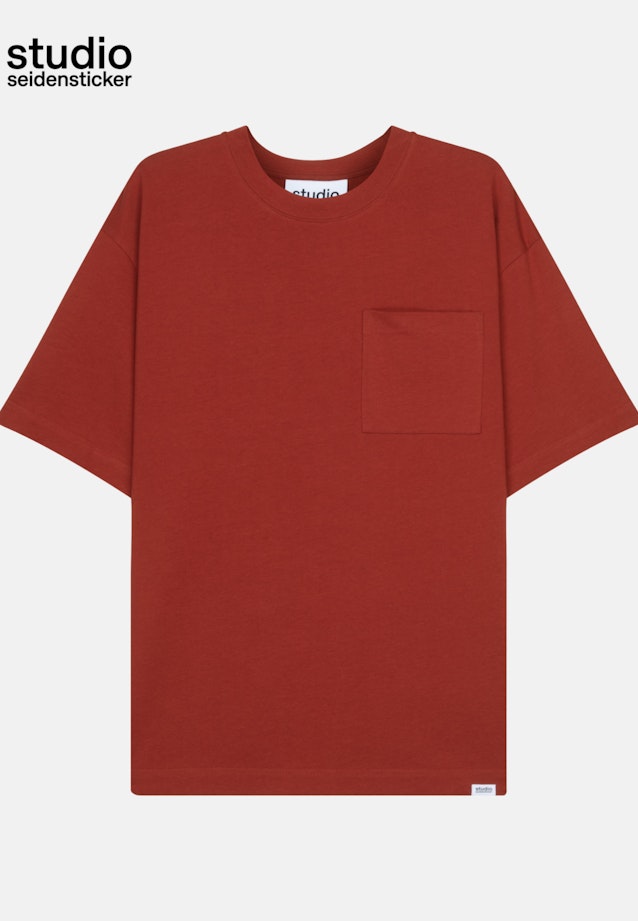 Rundhals T-Shirt Oversized in Orange |  Seidensticker Onlineshop