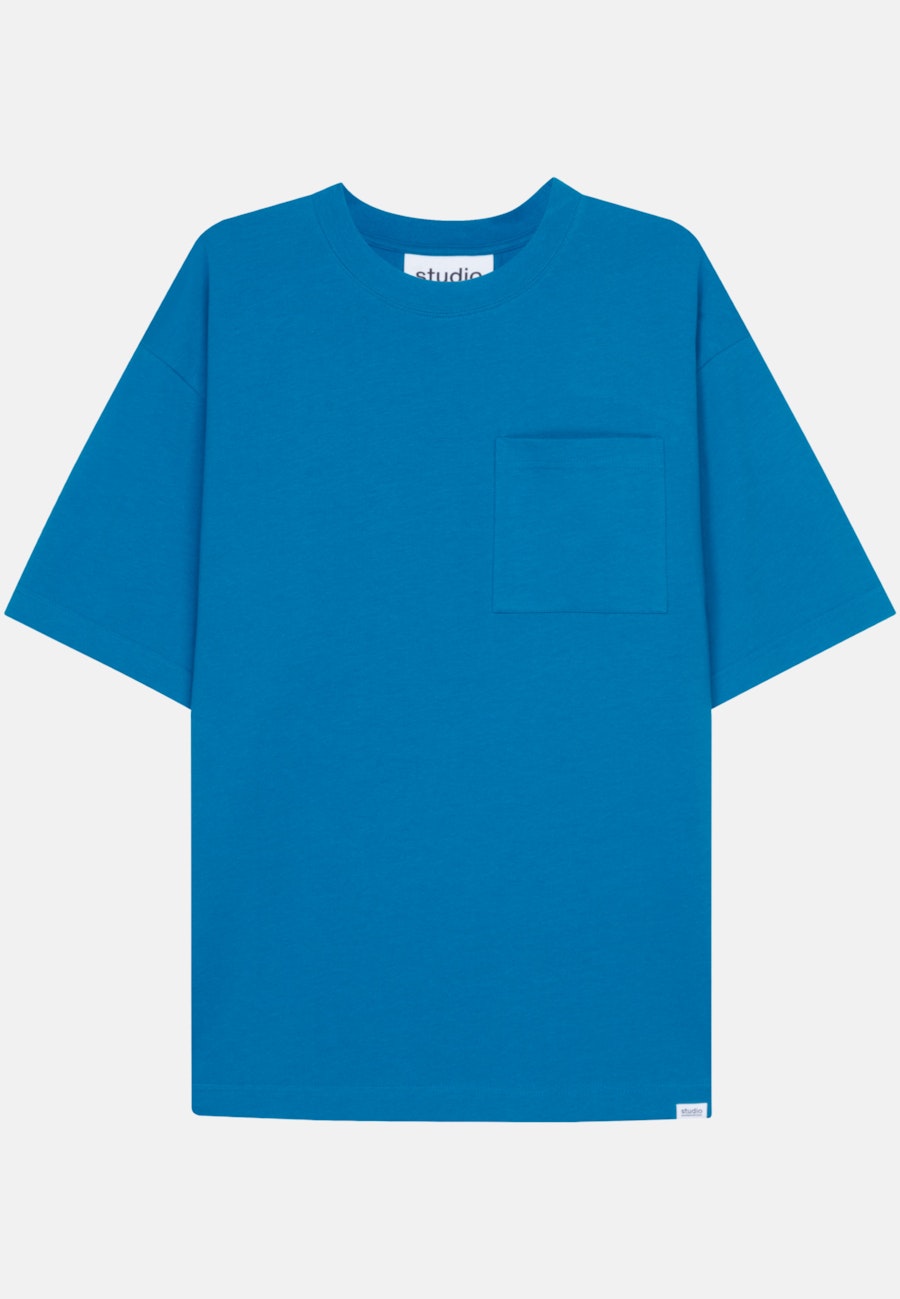 Rundhals T-Shirt Oversized in Türkis |  Seidensticker Onlineshop