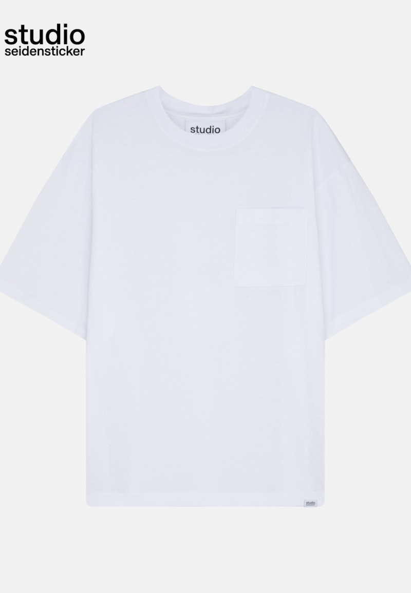 Herren T-Shirt Oversized weiß | Studio Seidensticker