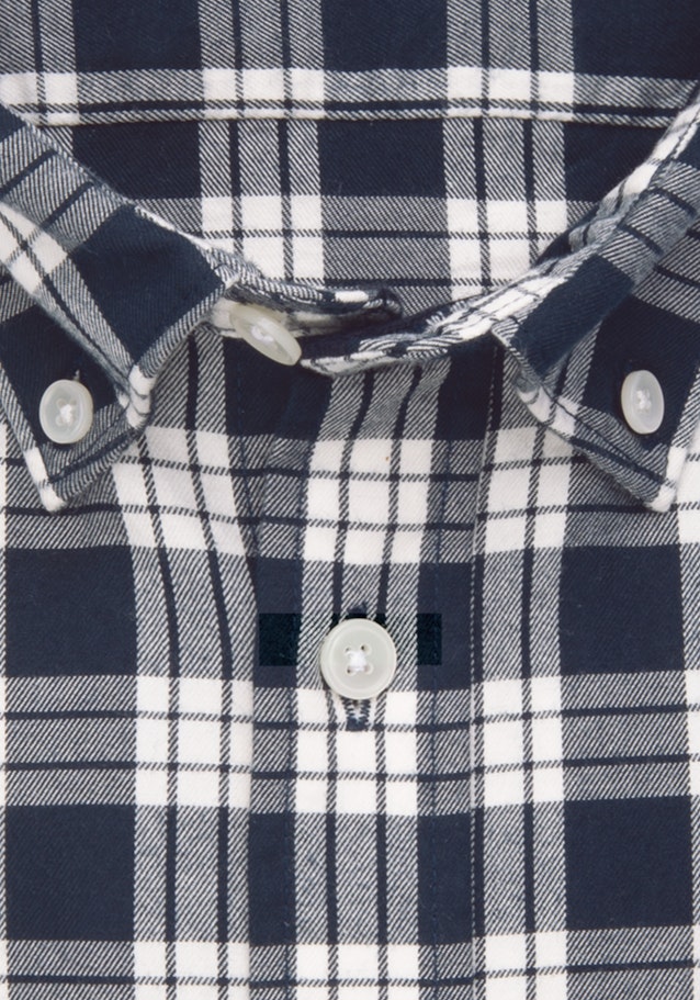 Regular Casual Hemd Karo in Dunkelblau | Seidensticker Onlineshop
