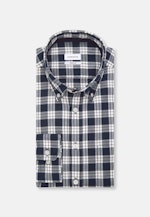 Regular Casual shirt Check in Dark Blue |  Seidensticker Onlineshop
